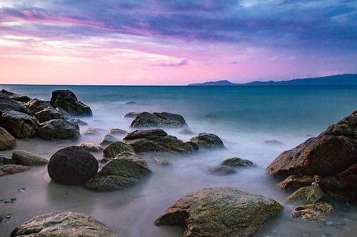 puerto galera misty ocean