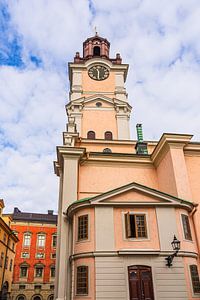 Kirche und historische Gebäude in Stockholm, Schweden