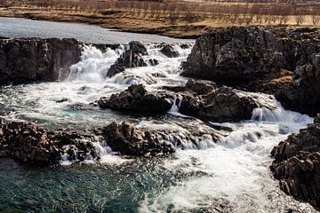 Glanni waterfall, Iceland van VeraMarjoleine fotografie