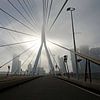 Erasmusbrug in de mist van Remco Swiers