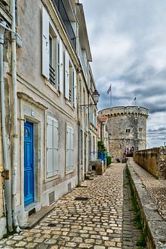 Rue sur les Murs in La Rochelle by Don Fonzarelli