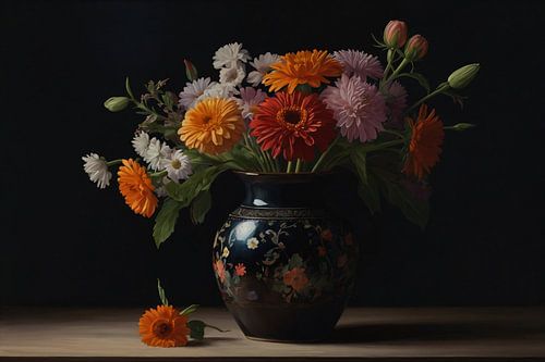 Stilleven met bloemen
