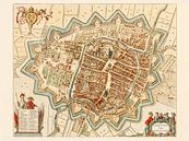 Karte Groningen - 1643 von Bibliotheek Beeld Miniaturansicht
