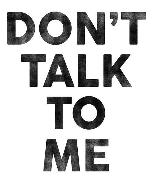 Don&#039;t Talk To Me Lustiger Introvertierter Spruch von The Whiskey Ginger