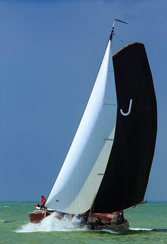 Skutsje Joure op het IJsselmeer