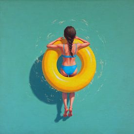 The safety of a swim ring by Jan Keteleer (JanKé): A Journey Beyond the Canvas