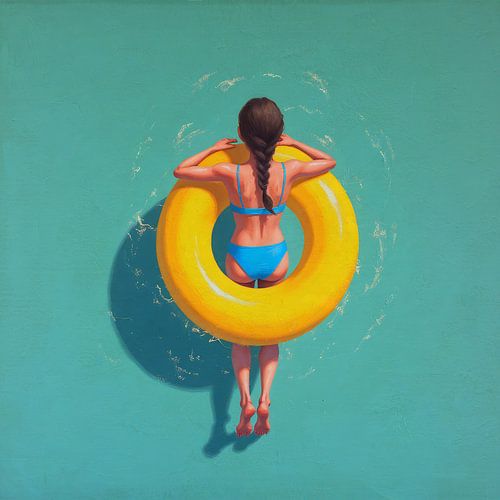 The safety of a swim ring by Jan Keteleer (JanKé): A Journey Beyond the Canvas