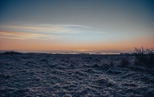 Lever de soleil sur les dunes