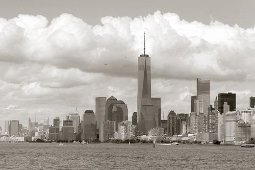 New York in sepia