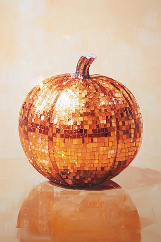 Disco Ball Pumpkin
