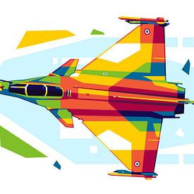 L'avion de combat Dassault Rafale en WPAP sur Lintang Wicaksono