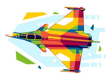 Dassault Rafale straaljager in WPAP van Lintang Wicaksono