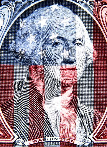 George Washington on US dollar