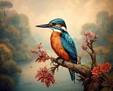IJsvogel in Focus van Blikvanger Schilderijen thumbnail