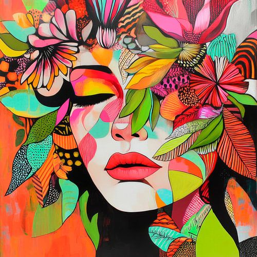 Flower magic in a play of colours