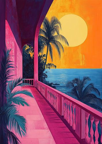 Matisse inspired Mediterranean Sea Sea view Fauvism