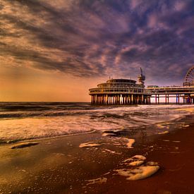 La jetée de Scheveningen sur Filippus Kiemel