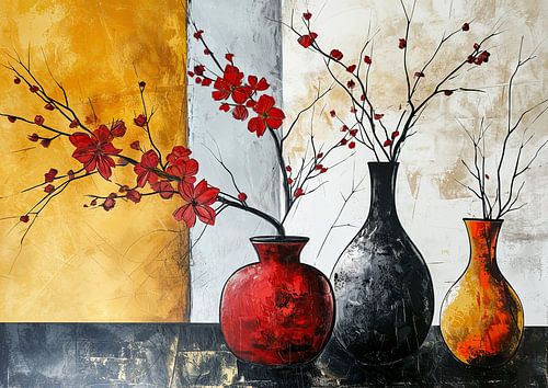 Still life Earth tones | Emergent Crimson Whispers