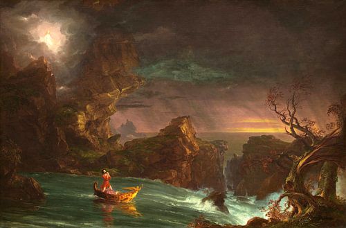 De reis van het leven: Mannelijkheid, Thomas Cole