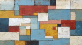 Geometric Abstract Earth Tones by Modern Collection