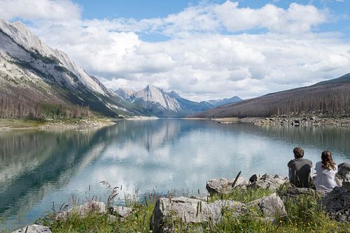 Breathtaking view with beautiful reflection
