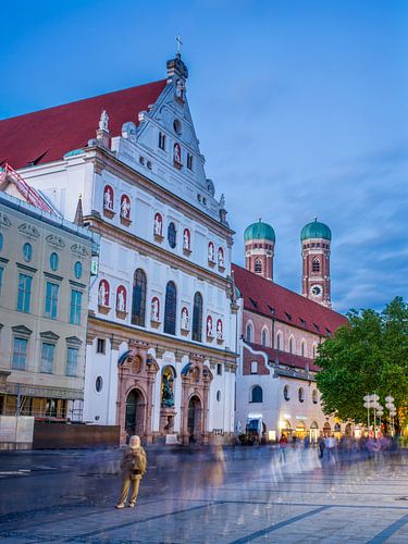 München - St Michael en de torens van de Frauenkirche