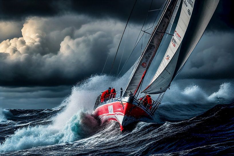 Segeln mit dem Wind von Max Steinwald