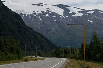 Road to Whittier, Alaska van Dirk Fransen