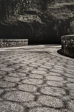 Weg door de Brasa Schlucht in Tremosine Italië van Jefra Creations