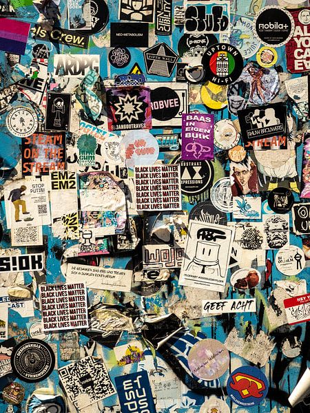 StreetArt - stickers van Mariska Vereijken