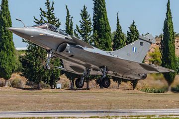 Nieuwste aanwinst Griekse luchtmacht: Dassault Rafale. van Jaap van den Berg