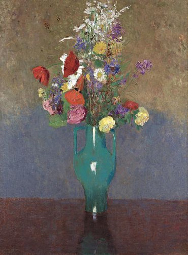 De groene vaas (Le vase vert), Odilon Redon
