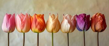 Tulips Panorama by Dakota Wall Art