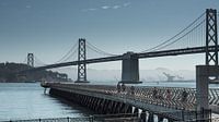 San Francisco Oakland Bay Bridge, de andere brug.. van Ronald Scherpenisse thumbnail