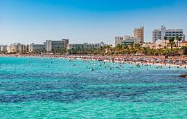 Cala Millor beach seaside on Mallorca, Spain Balearic islands by Alex Winter