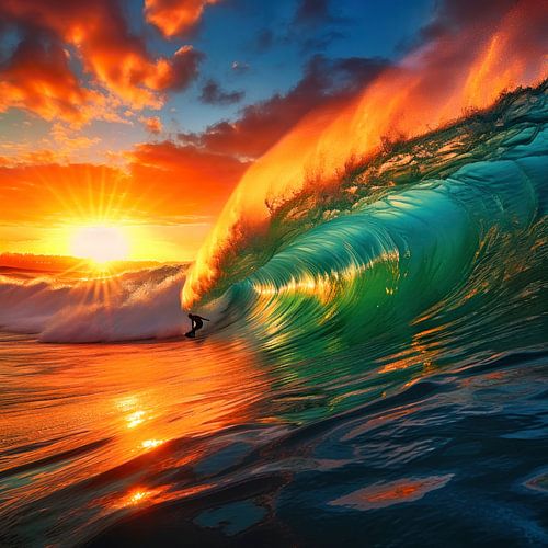 A dance with the waves