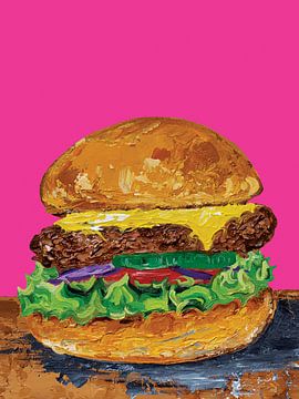 Burger Roze van Alice Straker