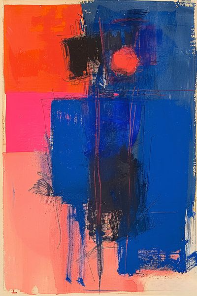 Abstract with bright colours by Art & Soul Creations