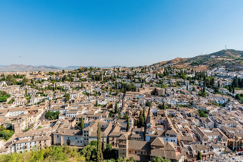 Granada von der Alhambra aus von Joke Van Eeghem