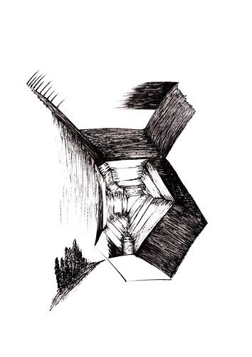 La pluie qui tombe s'accroche