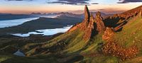 Schottland Old Man of Storr Panorama im Morgenrot von Jean Claude Castor Miniaturansicht