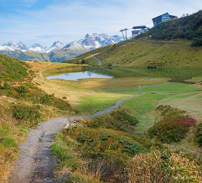 alpine lake Schlappoldsee, allgau alps Oberstdorf by SusaZoom