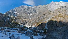 View of the Watzmann in the Berchtesgadener Land National Park in Bavaria by Alexander Ließ