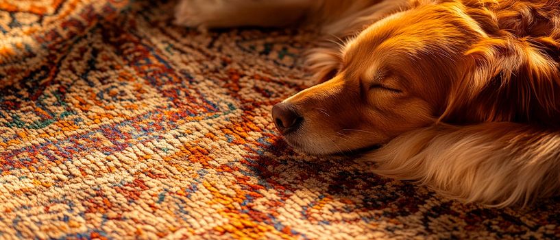 Sleeping dog by Poster Art Shop