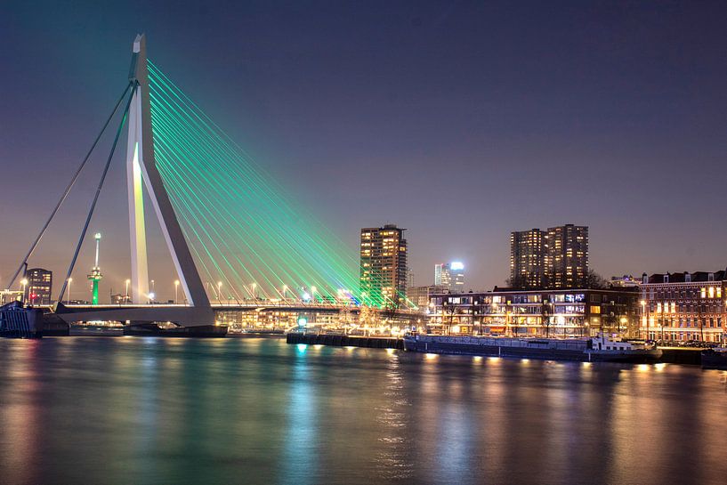 Erasmusbrug Rotterdam (2) van Tom Hengst