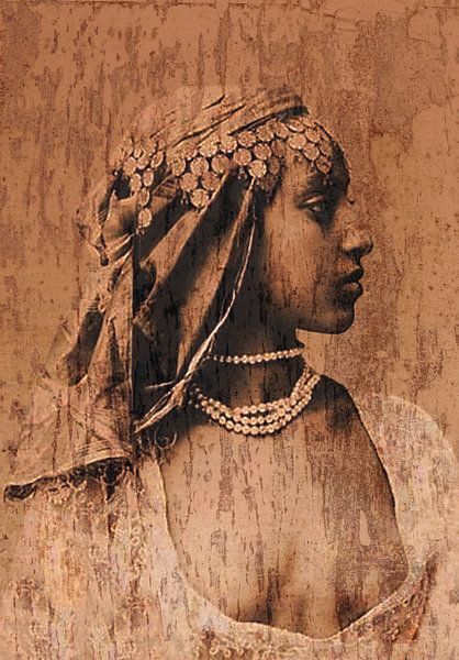 Arabische Frau Z von Mirso Bajramovic