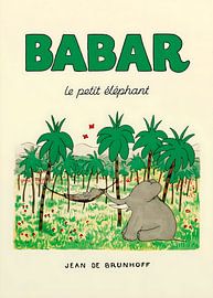 Babar, der Elefant – Vintage-Buchumschlag von Resin Std