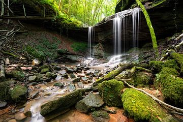 Felsenland in de Zuid-Eifel, Rijnland-Palts, Duitsland van Alexander Ludwig