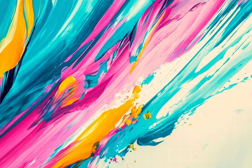Colour explosion in pastel shades by Poster Art Shop