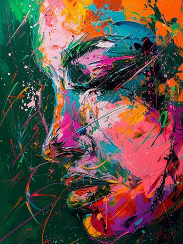 Modern Abstract Portret van SPEQ ART